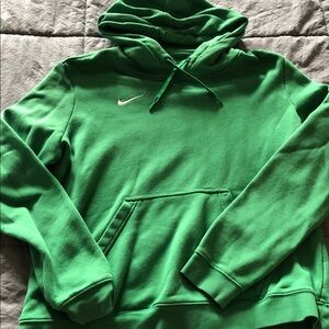 Nike Green Hoodie with Swoosh